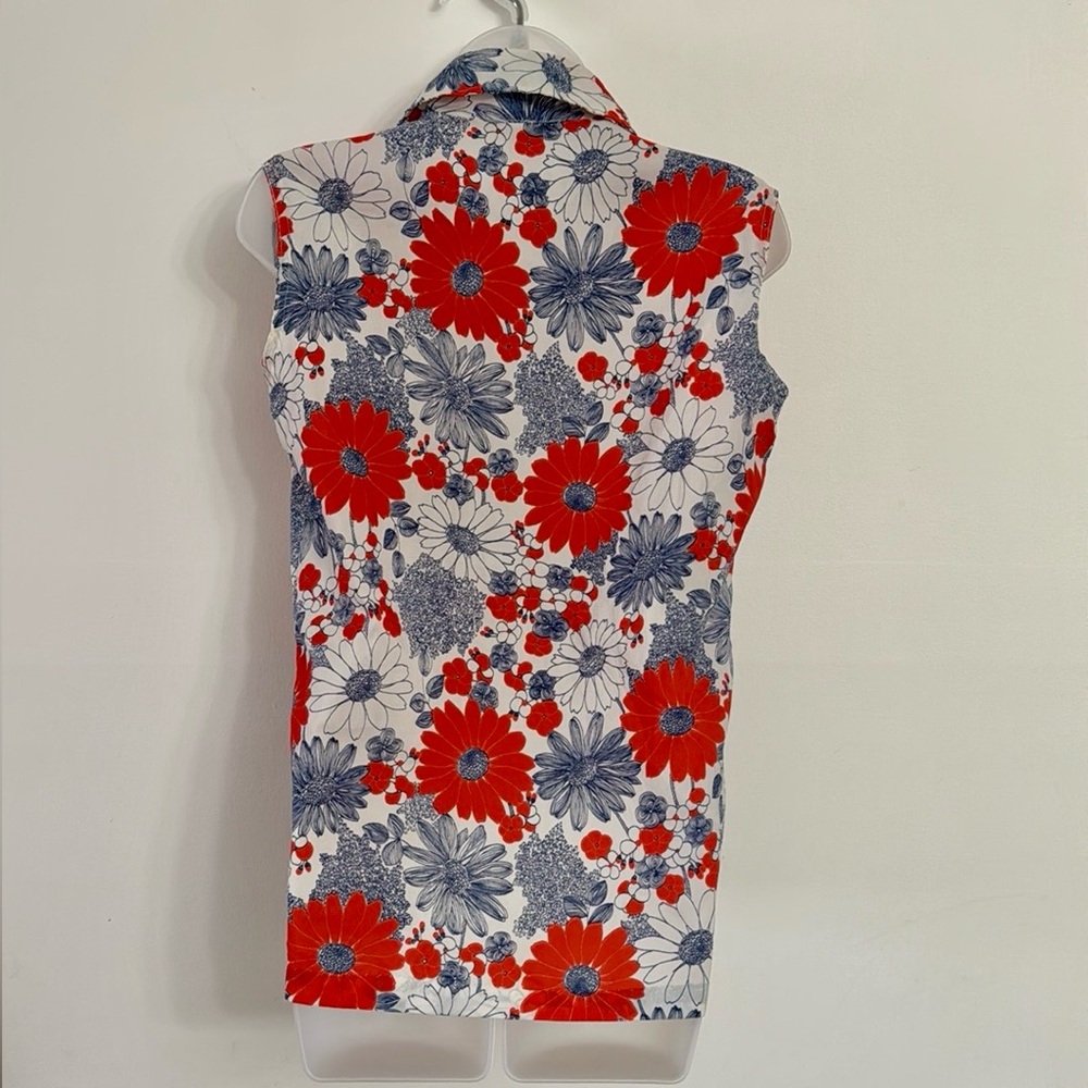 Vintage Floral Button Down Blouse - Picture 6 of 6